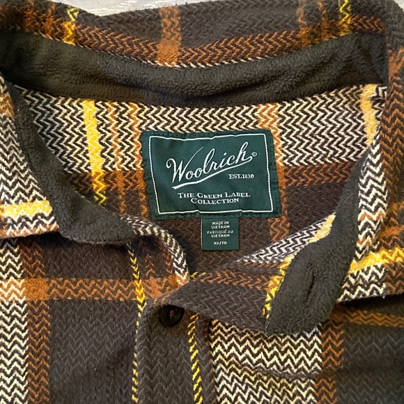 Woolrich Green Label Heavyweight Cotton Plaid Thick Shacket - Picture 4 of 4